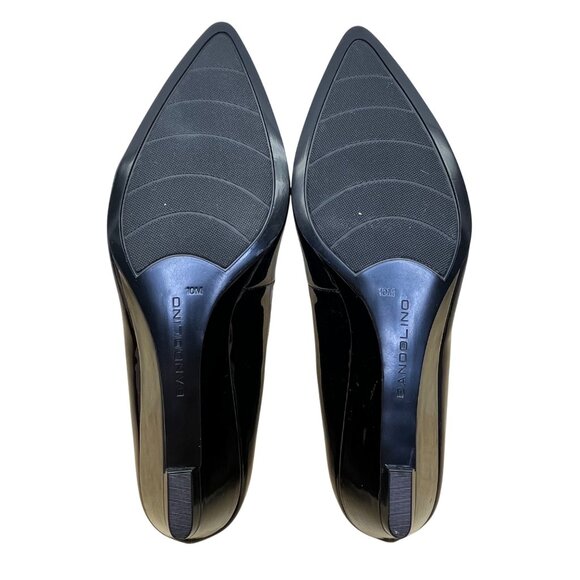 Bandolino Women’s Black Faux Patent Leather Yara Wedge Pumps Size 10M - Picture 9 of 11